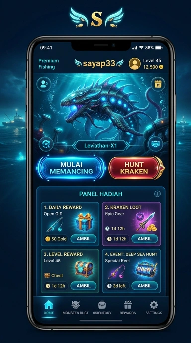 Screenshot aplikasi sayap33 menampilkan berbagai kategori aplikasi yang tersedia.